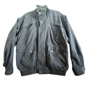 O'Lico CHI Mens XL Jacket with Removeable Arms Multiple Pockets Full Zip‎